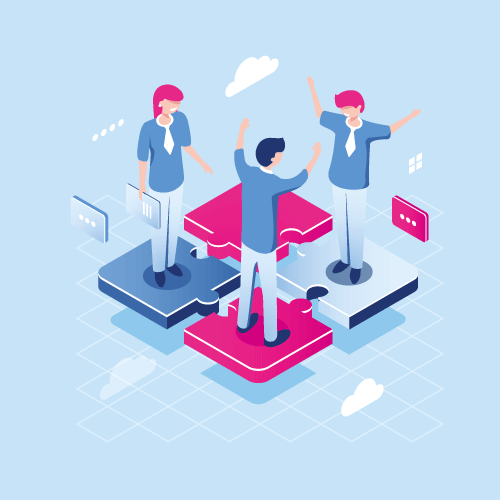 Visuel gestion administrative de l'entreprise de portage salarial coop-rh