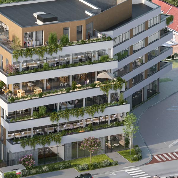 Vue 3d des bureaux en location sur Marquette-lez-Lille